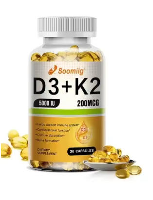 Vitamin D3 + K2 5000IU + 200MCG
